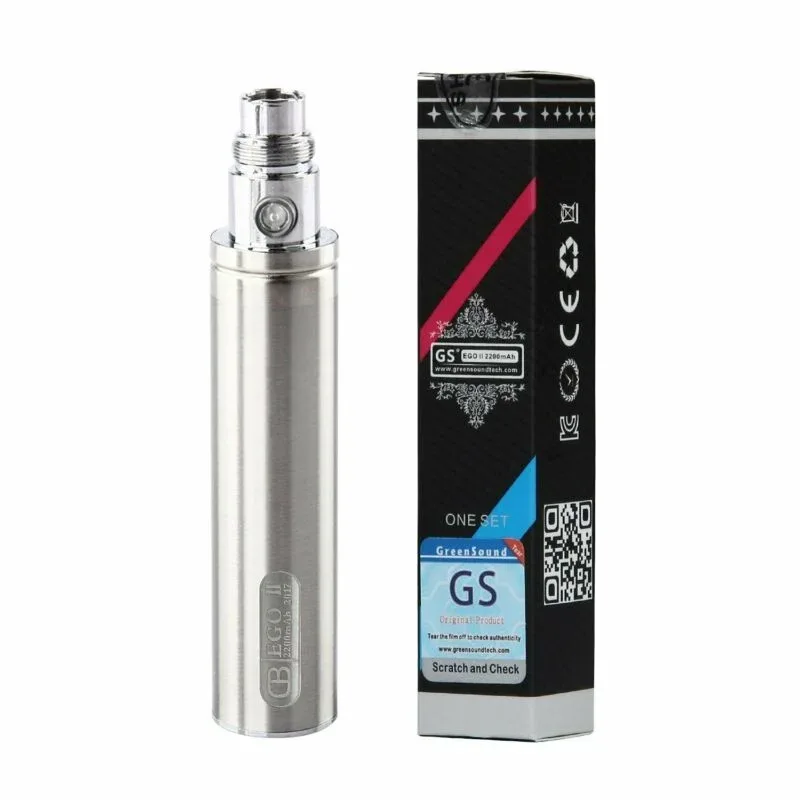 2x GS EGO II 2200mAh - Huge Capacity Battery With USB Charger **Dual Pack** - Image 2