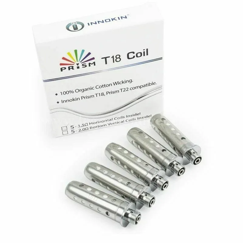 5x Coils Origina Innokin Endura T18 / T22 Replacement Coil For Prism Tank - Image 2