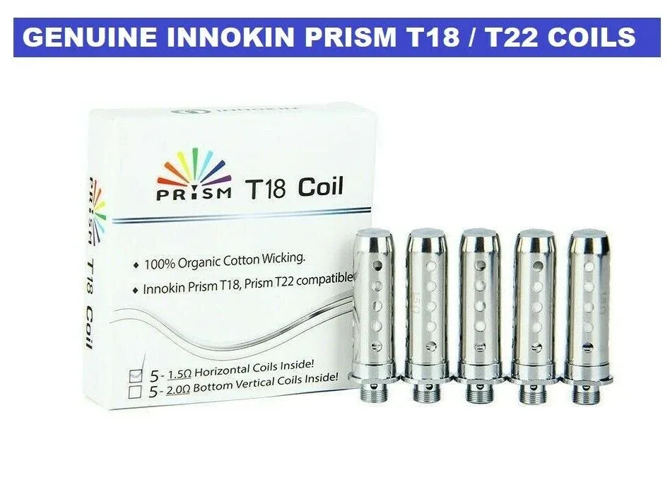 5x Coils Origina Innokin Endura T18 / T22 Replacement Coil For Prism Tank