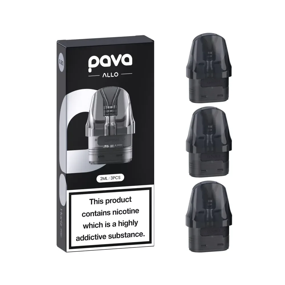 ALLO PAVA Horiz Refillable Vape Pods - Pk of 3 - Image 2