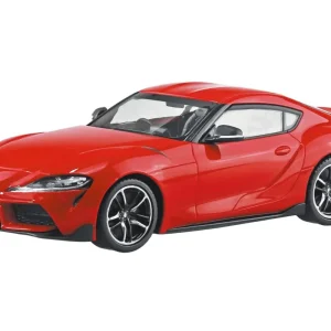 Aoshima 1/32 Toyota GR Supra 2019 Red Pre-Colored Model Kit