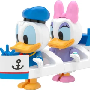 Aoshima Rakupura Tokotoko No. Dp-09 Disney Donald & Daisy Model Kit