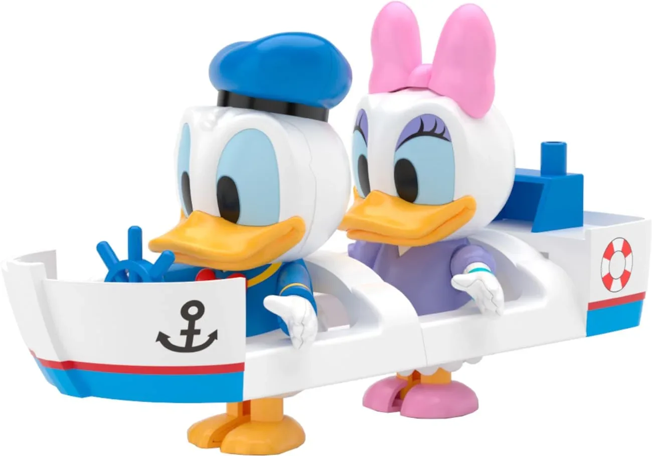 Aoshima Rakupura Tokotoko No. Dp-09 Disney Donald & Daisy Model Kit