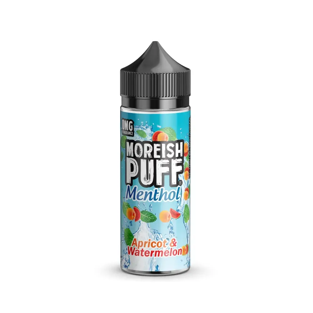 Apricot & Watermelon Menthol 100ml Shortfill by Moreish Puff