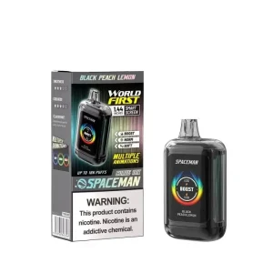 Black Peach Lemon - Spaceman Curve 18k Disposable