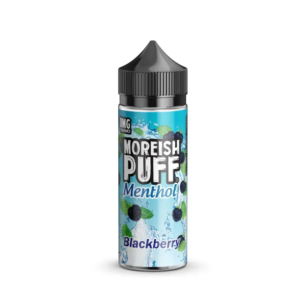Blackberry Menthol 100ml Shortfill by Moreish Puff