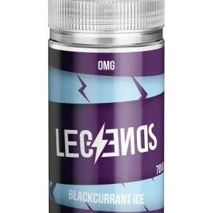 Blackcurrant Ice Vape Juice By Legends E-Liquid 0mg 200ml 70/30