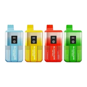 Bloody Bar Pod Twist 20k Rechargeable Vape Kit 20MG 20k Puffs E-Cig - Pack Of 5x