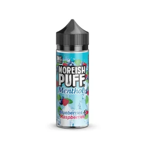 Blueberries & Raspberries Menthol 100ml Shortfill by Moreish Puff