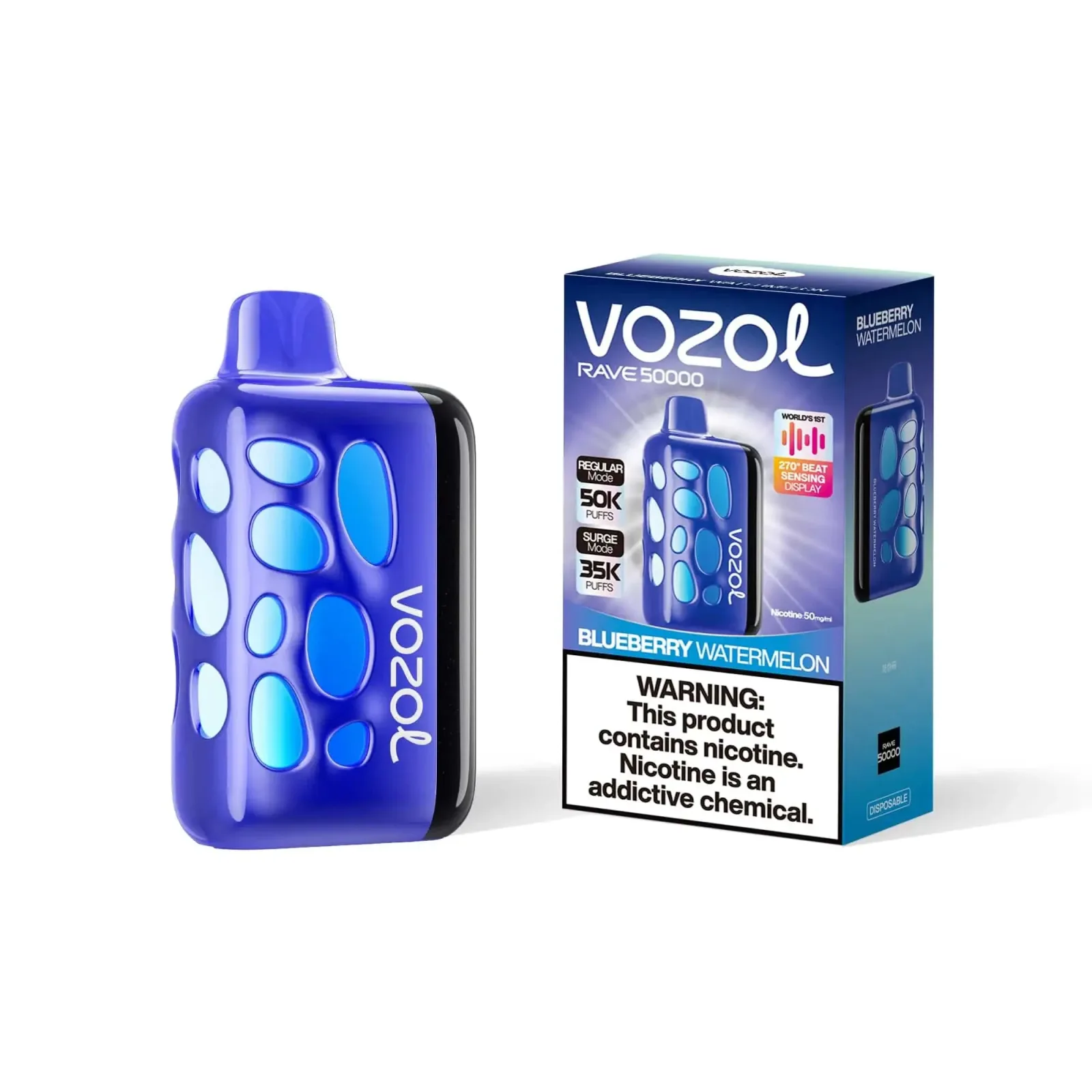 Blueberry Watermelon - Vozol Rave 50000 Disposable