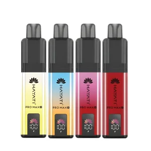 Box of 10 HAYATI PRO MAX+ 6000 Prefilled Pod Vape Kit