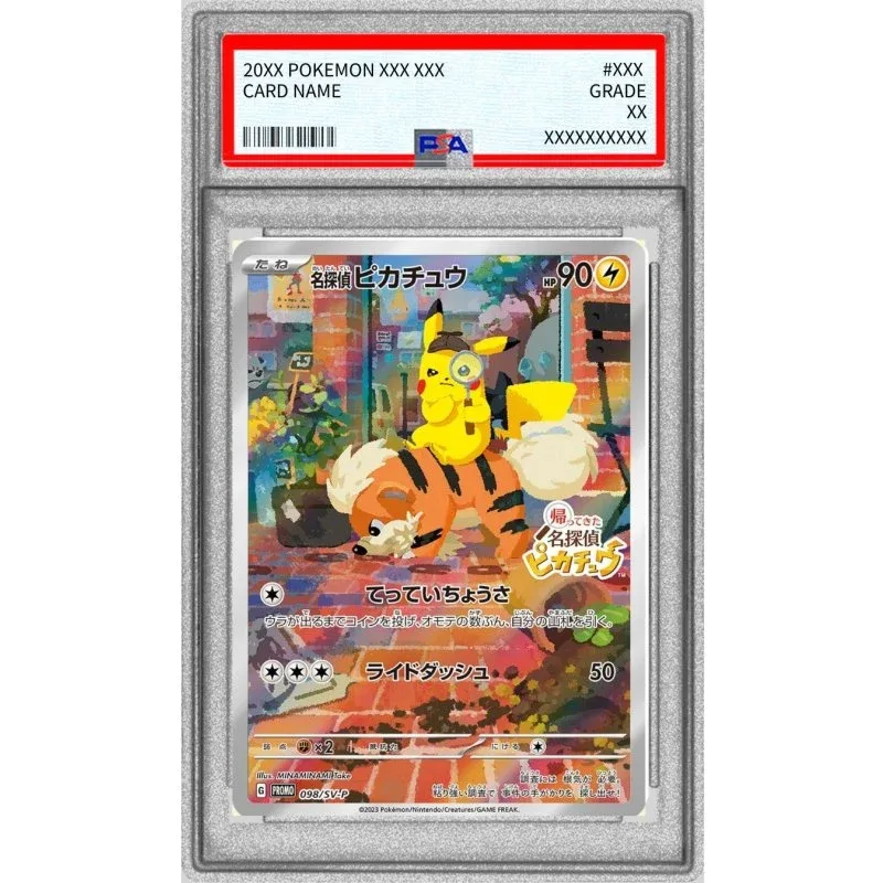 Detective Pikachu 098/SV-P Japanese Pokémon TCG PSA10 Graded Card