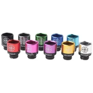 Dmod Styled Colored Aluminum + Acrylic Hybrid 510 Drip Tip