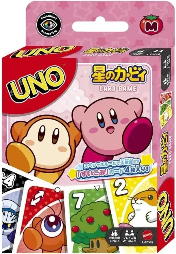 Ensky Uno Kirby Card Game Set - Japanese Edition with Unique Rules