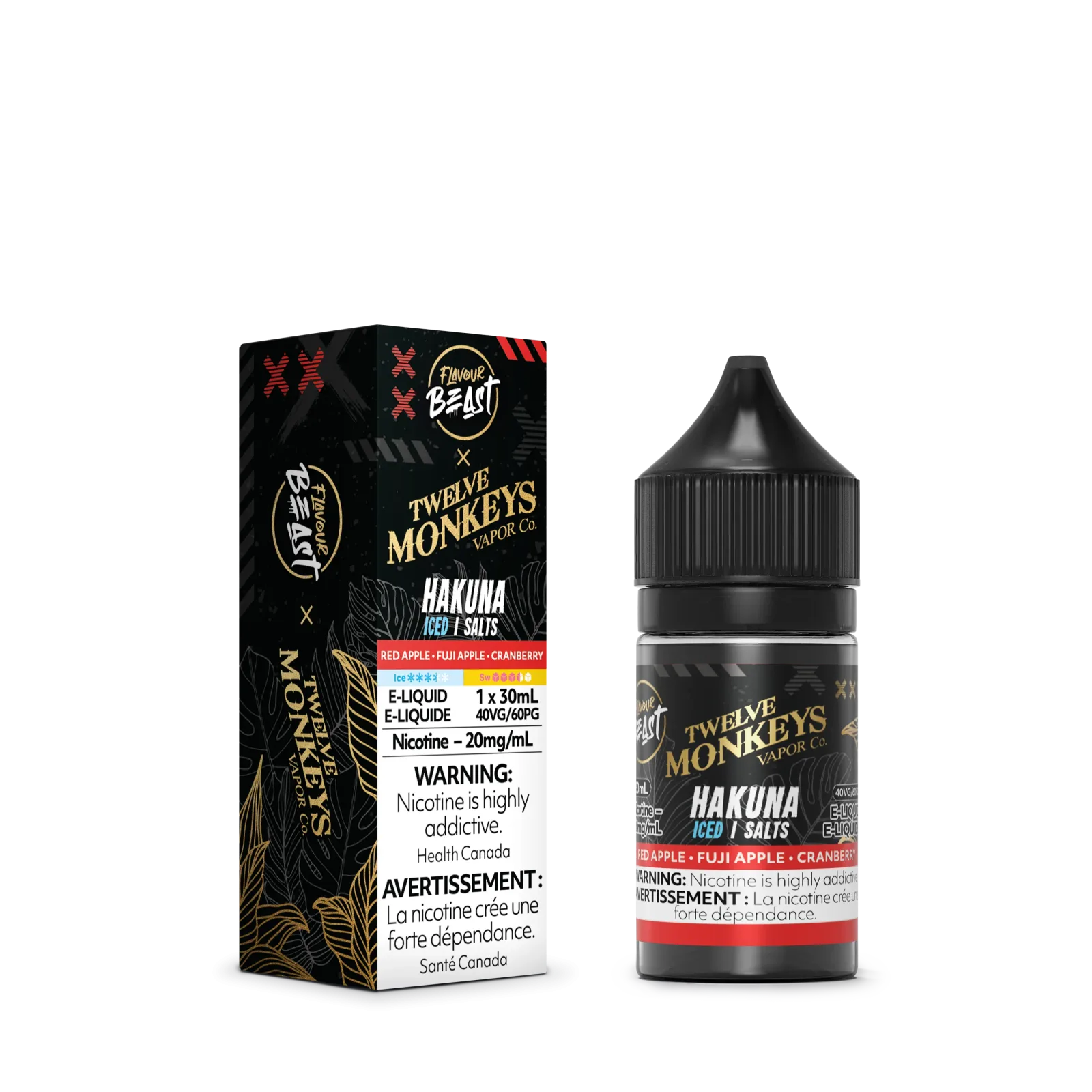 Flavour Beast x Twelve Monkeys E-Liquid (30mL Salt Nicotine) | Online Pricing