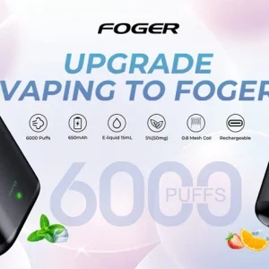 Foger Ultra 6000 Puffs Disposable 5%