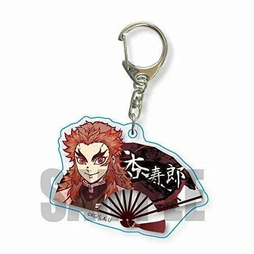 Folding Fan Key Ring Vol.2 Demon Slayer: Kimetsu No Yaiba Kyojuro Rengoku