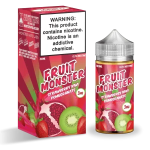 Fruit Monster Strawberry Kiwi Pomegranate 100ml Vape Juice
