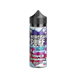 Grape & Strawberry Candy Drops Iced 100ml Shortfill by Moreish Puff