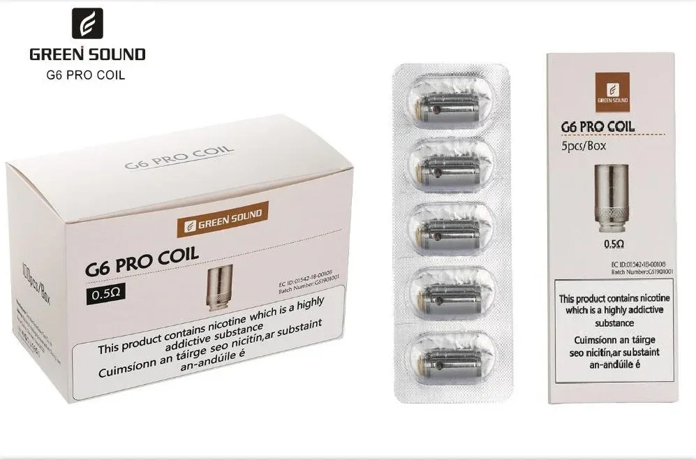 GS G6 Pro Coils - Pack Of 5x G6 Kit Coils