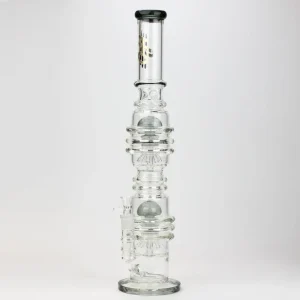 H2O 21" Dual Percolator Glass Bong