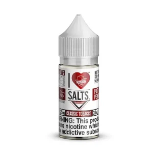 I Love Salts Classic Tobacco By Mad Hatter Juice 30ML