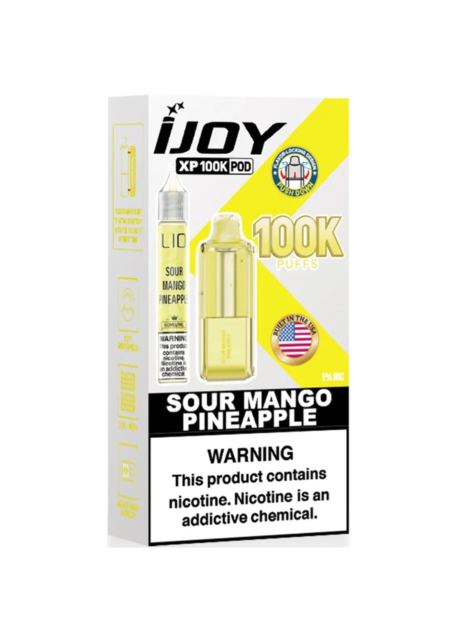 iJoy XP100K Refill Pod: Sour Mango Pineapple