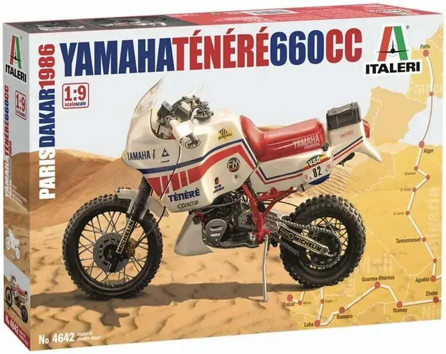 Italeri Yamaha Tenere 1986 Rally 1:9 Scale Plastic Model Kit