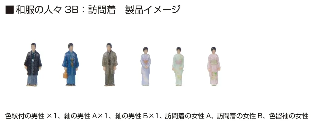 KATO N Gauge 3B Homongi Diorama Clothes - Japanese Model Supplies 24-249N - Image 2
