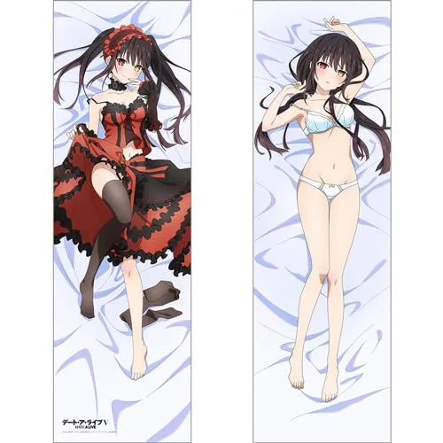 Key-Th Date A Live V Kurumi Tokisaki 2Way Tricot Hugging Pillow Cover