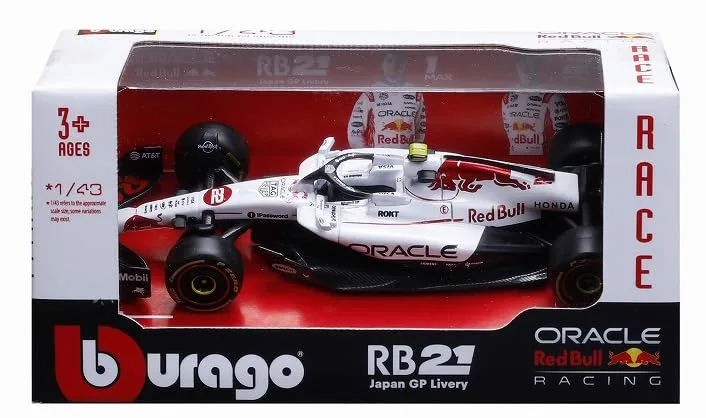 Kyosho Burago 1/43 Oracle Red Bull Racing Rb21 Y. Tsunoda Japan GP 2025 Model