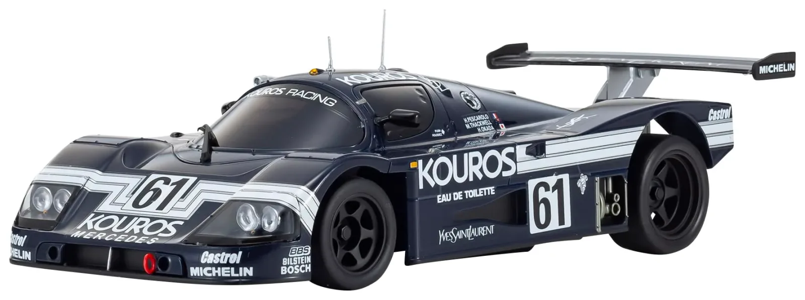Kyosho Mini-Z Body Asc MR04W Sauber-Mercedes Gruppe C9 No.61 LM1988 MZP345KR