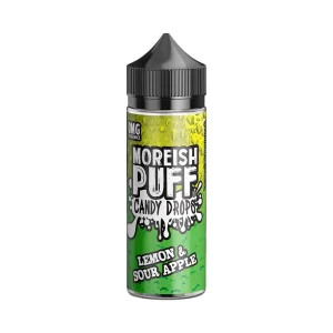 Lemon and Sour Apple Candy Drops 100ml Shortfill by Moreish Puff