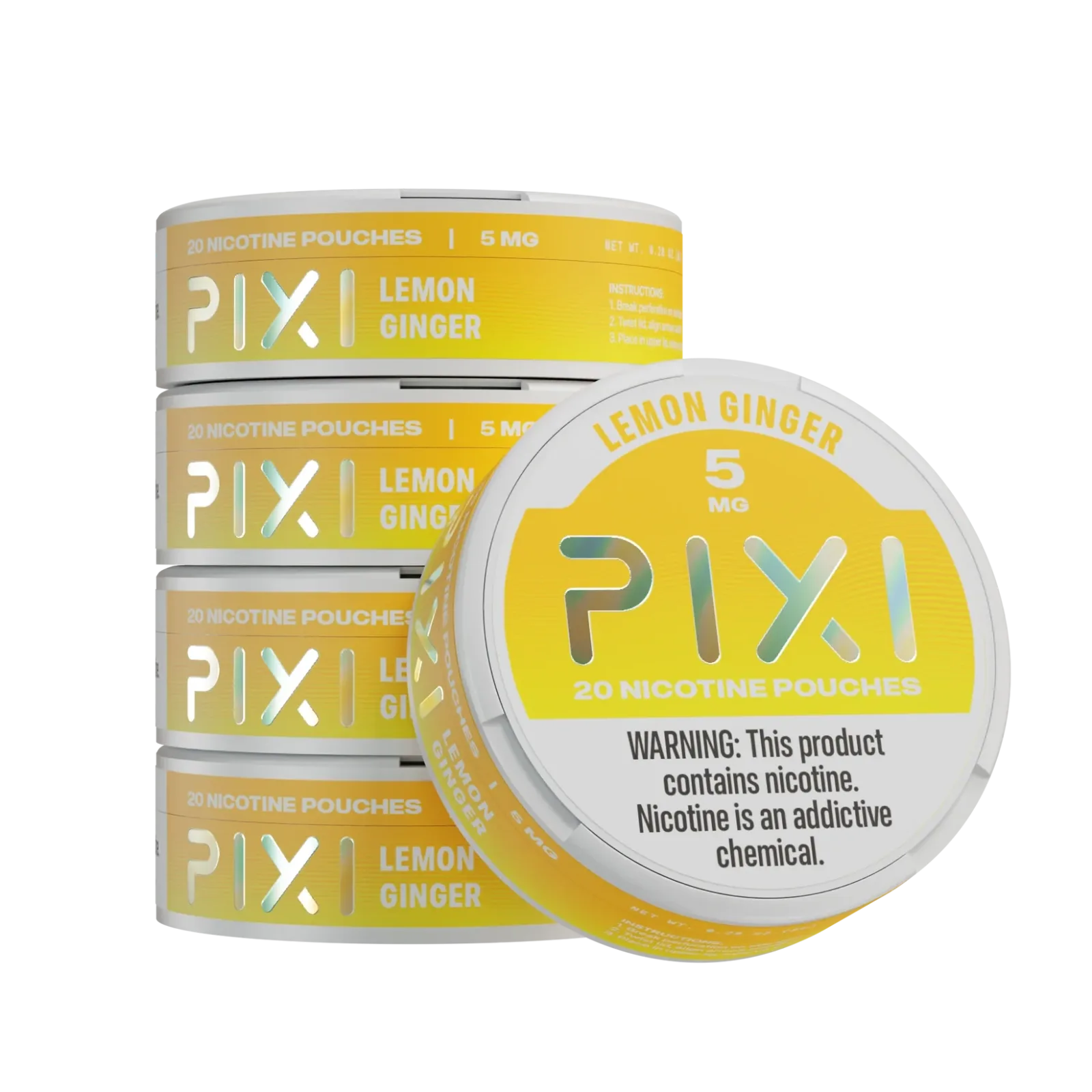 Lemon Ginger Pixi Nicotine Pouches