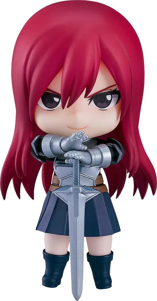 Max Factory Nendoroid Fairy Tail Erza Scarlet Action Figure Collectible Toy