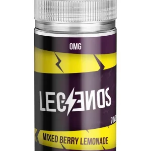 Mixed Berry Lemonade Vape Juice By Legends E-Liquid 0mg 200ml 70/30