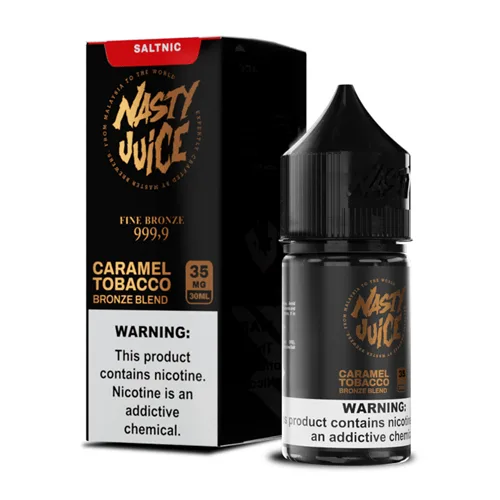 Nasty Salt Bronze Blend Caramel Tobacco 30mL