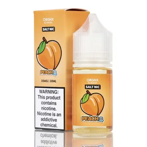 ORGNX Salt Peach CHILLED Vape e-Liquid 30mL