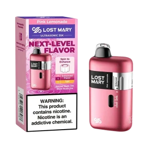 Pink Lemonade Lost Mary Ultrasonic 35K Puffs Vape | 20mL