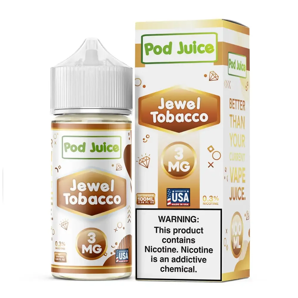 Pod Juice – Jewel Tobacco – 100ML E-Liquid