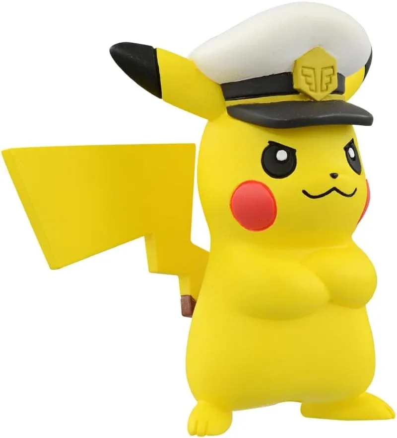 Pokemon Center Moncolle Ms-12 Captain Pikachu Collectible Figure - Image 2