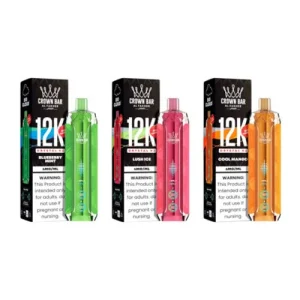 Crown Bar 12K Crystal V2 Disposable Vape Device - 6PK