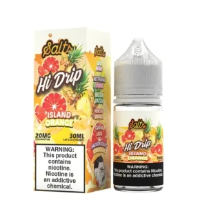 Island Orange Nic Salt Vape Juice 30ml - Hi Drip - 50MG