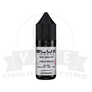 Vanilla Tobacco Elux Legend 10ml Nic Salt | Retail & Wholesale