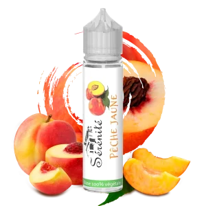 Sérénité Peach shake and vape e-liquid