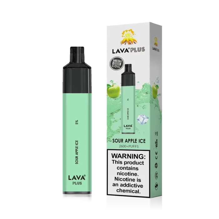 Lava Plus 2600 Puffs Disposable - Sour Apple Ice