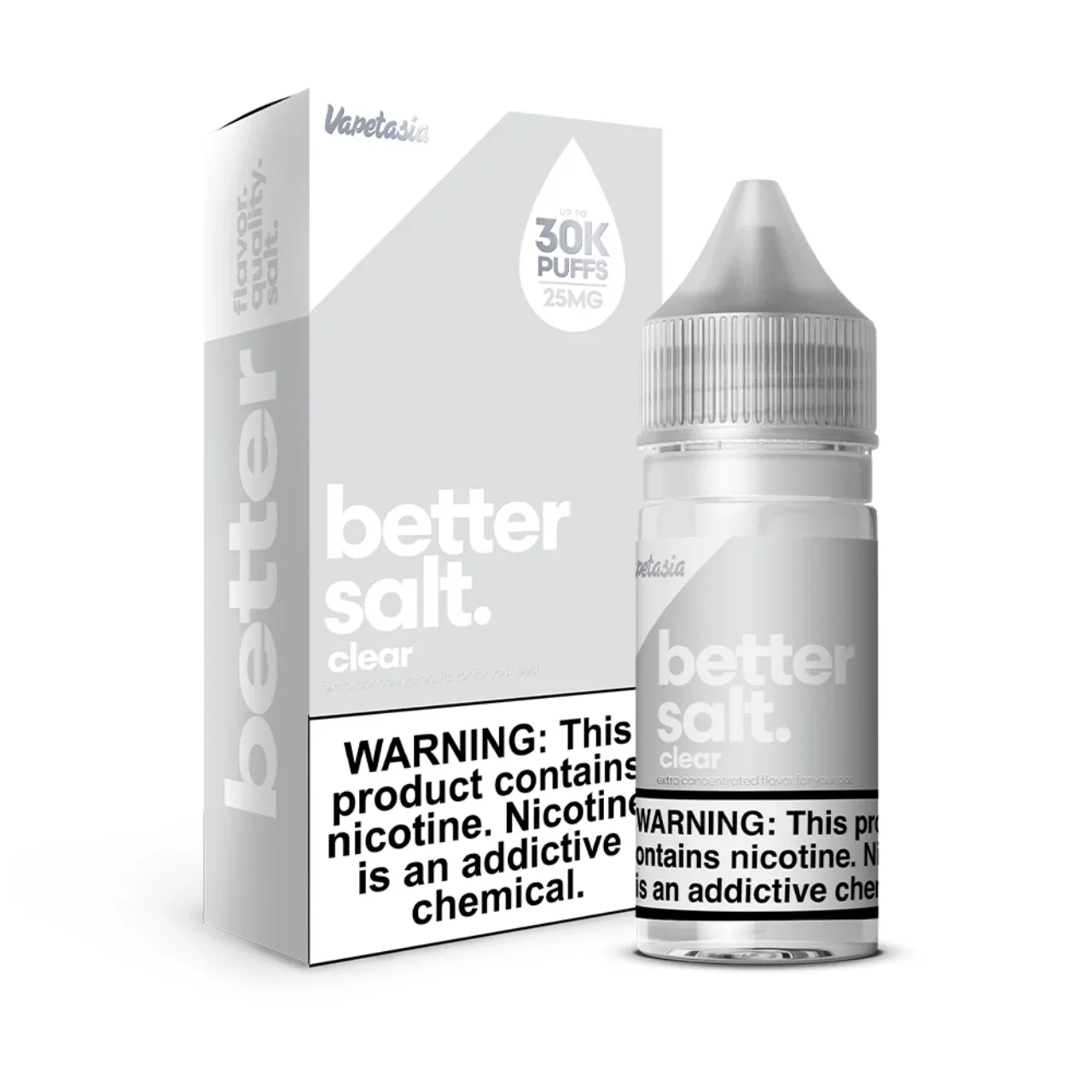 Clear 30ml E-Juice | Better Salt