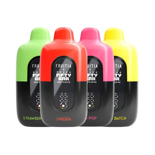 Fifty Bar x Fruitia 20K Disposable Vape Device - 10PK