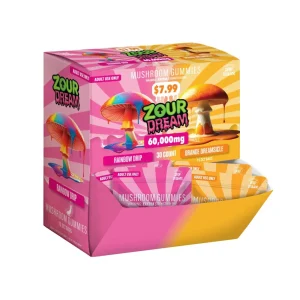 Zour Dream Edible Mushroom Gummies 60000MG | 30 Count