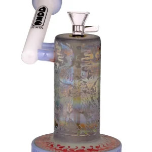 Daze Glass - Sidecar Asian Art Glass Water Pipe 7"